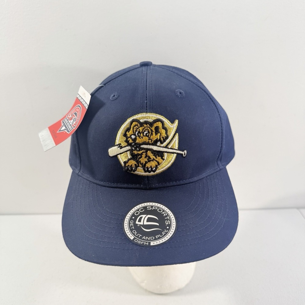 Charleston RiverDogs OC Sports MiLB‎ Baseball Adjustable Hat Cap NWT Gold Logo